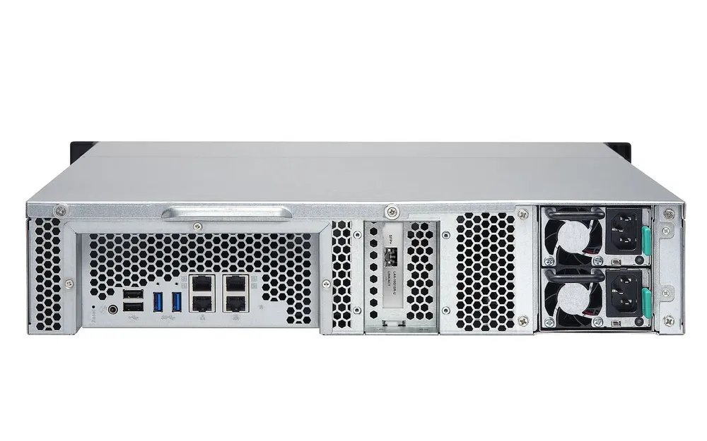 TS-1263U-RP-4G | Server NAS | SATA 6Gbps, 4x Gigabit LAN, 1x SFP+, max. 12x HDD/SSD, 2U rack Ilość zainstalowanych dysków0