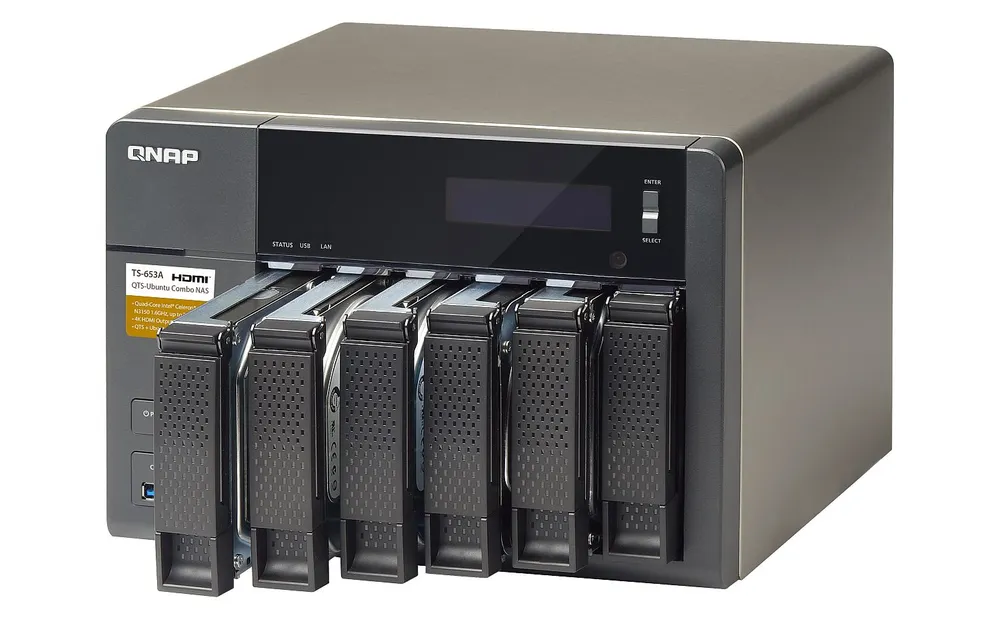 QNAP TS-653A-8G Seria procesoraIntel Celeron Quad-Core