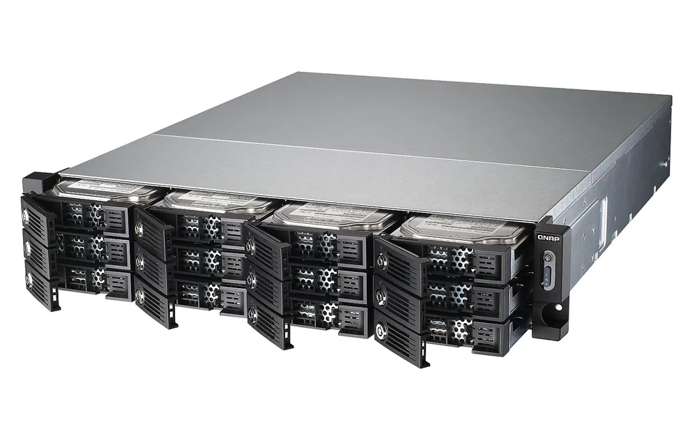 TS-1253U-RP | Server NAS | SATA 6Gbps, 4x Gigabit LAN, max. 12x HDD/SSD, 2U rack Seria procesoraIntel Celeron Quad-Core
