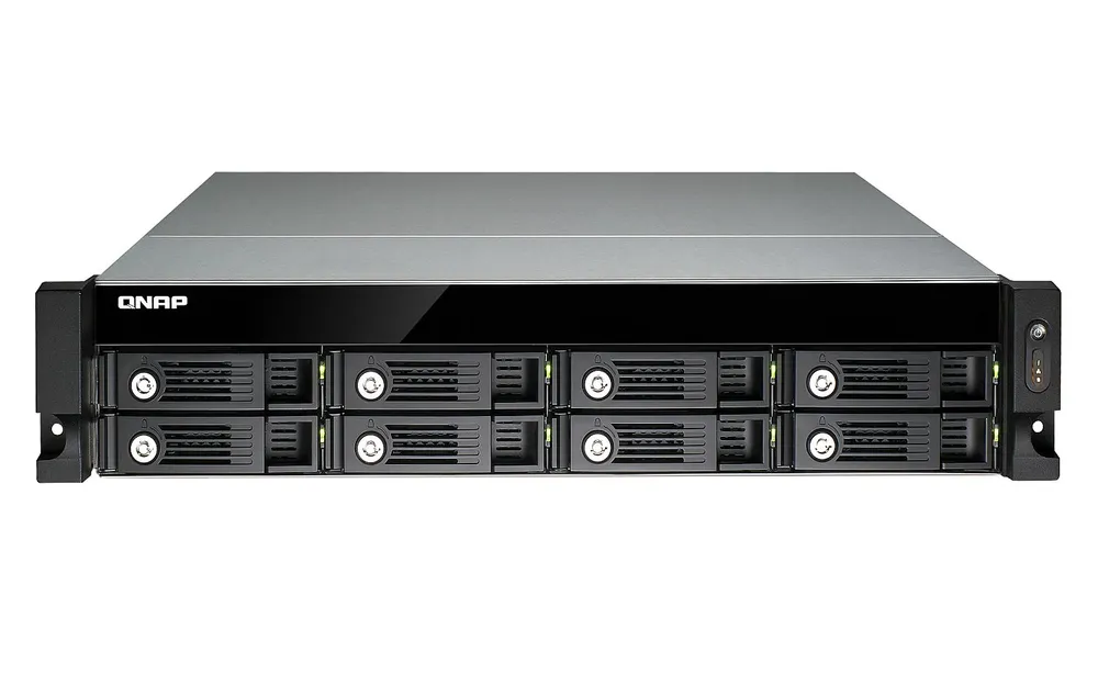 TS-853U | Servidor NAS | SATA 6Gbps, 4x Gbe LAN, 4x USB, máximo. 8x HDD/SSD, 2U rack Maksymalna ilość dysków8
