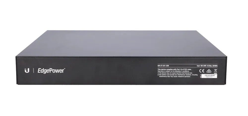 Ubiquiti EP-54V-150W |Modulární napájení | EdgePower, 54V, 150W AC/DC Napięcie wyjściowe54V