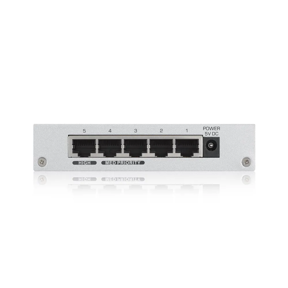 Zyxel GS-105B V3 | Switch | 5x RJ45 1000Mb/s, kovový kryt, Neřízený Typ obudowyDesktop