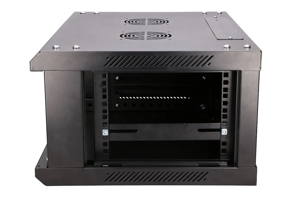 Extralink 4U 600x450 Preto | Armário de rack | montado na parede Wysokość szafy4U