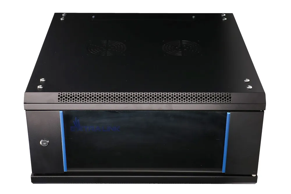 Extralink 4U 600x600 Negro | Armario rackmount | montaje en la pared Typ szafyWisząca