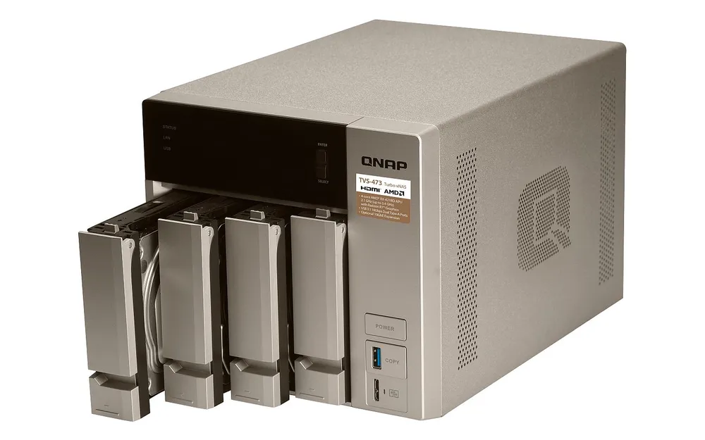 TVS-473-64G Seria procesoraAMD Quad-Core