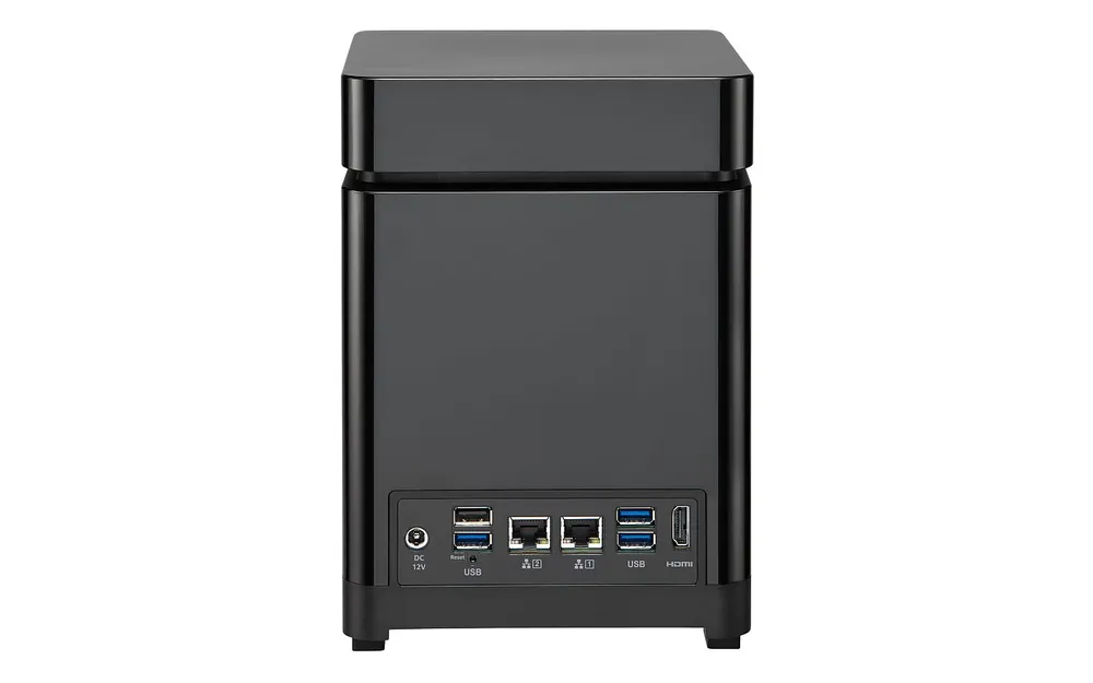 TS-453BMINI-8G | Servidor NAS | SATA 6Gbps, 2x Gbe LAN, 5x USB, max. 4x HDD/SSD Ilość zainstalowanych dysków0