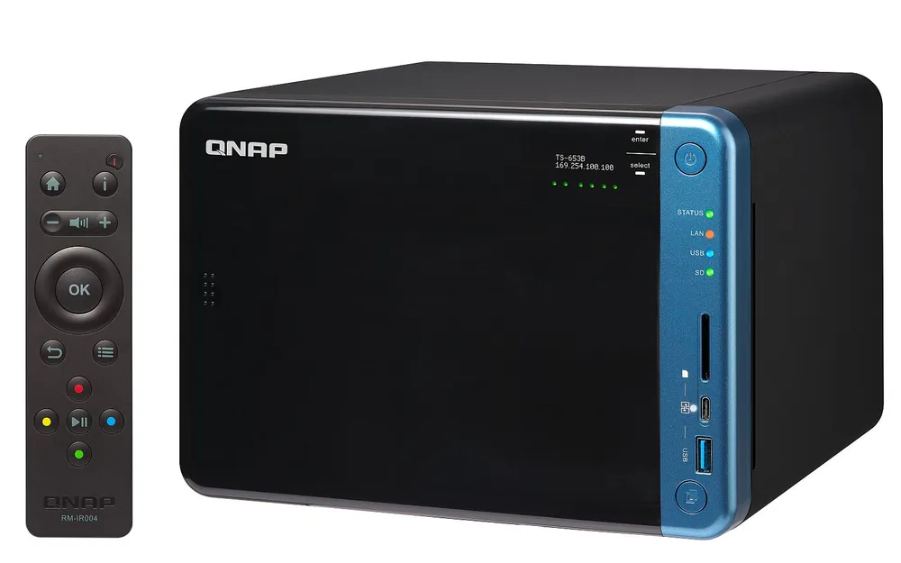 TS-653B-8G | Servidor NAS | SATA 6Gbps, 2x Gbe LAN, 5x USB, max. 6x HDD/SSD Maksymalna ilość dysków6