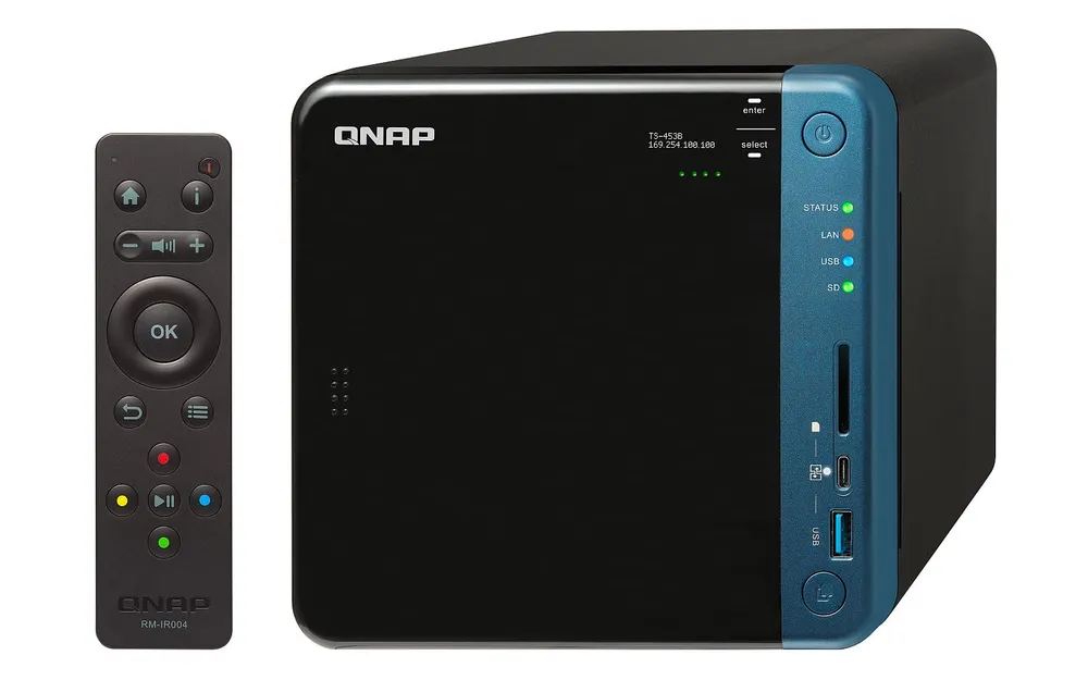TS-451B-8G | Server NAS | SATA 6Gbps, 2x Gbe LAN, 5x USB, max. 4x HDD/SSD Maksymalna ilość dysków4