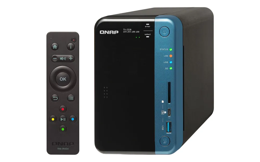 TS-253B-8G | Server NAS | SATA 6Gbps, 2x Gbe LAN, 5x USB, max. 2x HDD/SSD Maksymalna ilość dysków2