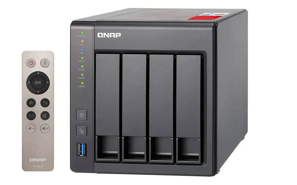 TS-451+-2G | Server NAS | SATA 6Gbps, 2x Gbe LAN, 4x USB, max. 4x HDD/SSD Maksymalna ilość dysków4