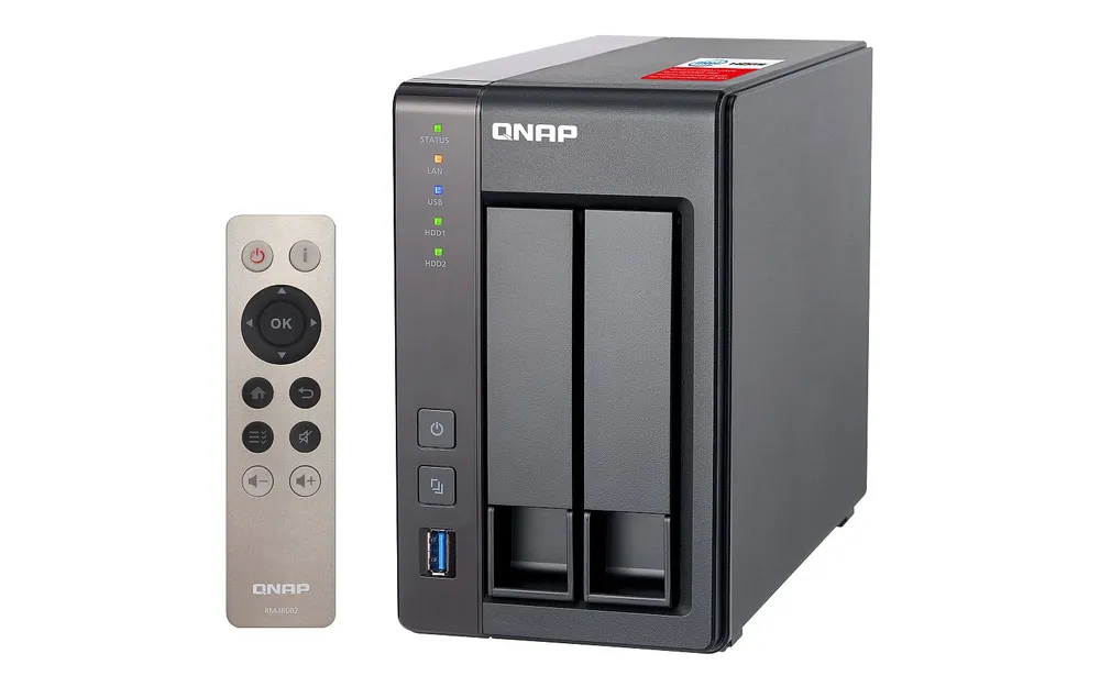 TS-251 + -8G | Servidor NAS | SATA 6 Gbps, 2x Gbe LAN, 4x USB, máx. 2x HDD / SSD Maksymalna ilość dysków2