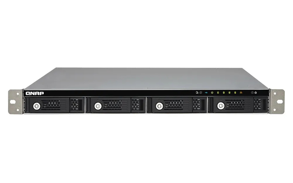 TS-431U | Servidor NAS | SATA 6Gbps, 2x Gbe LAN, 5x USB, max. 4x HDD/SSD, 1U rack Maksymalna ilość dysków4