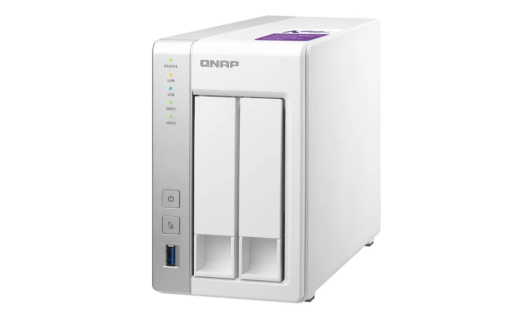 TS-231P | Servidor NAS | SATA 6Gbps, 2x Gbe LAN, 3x USB, maks. 2x HDD/SSD Maksymalna ilość dysków2