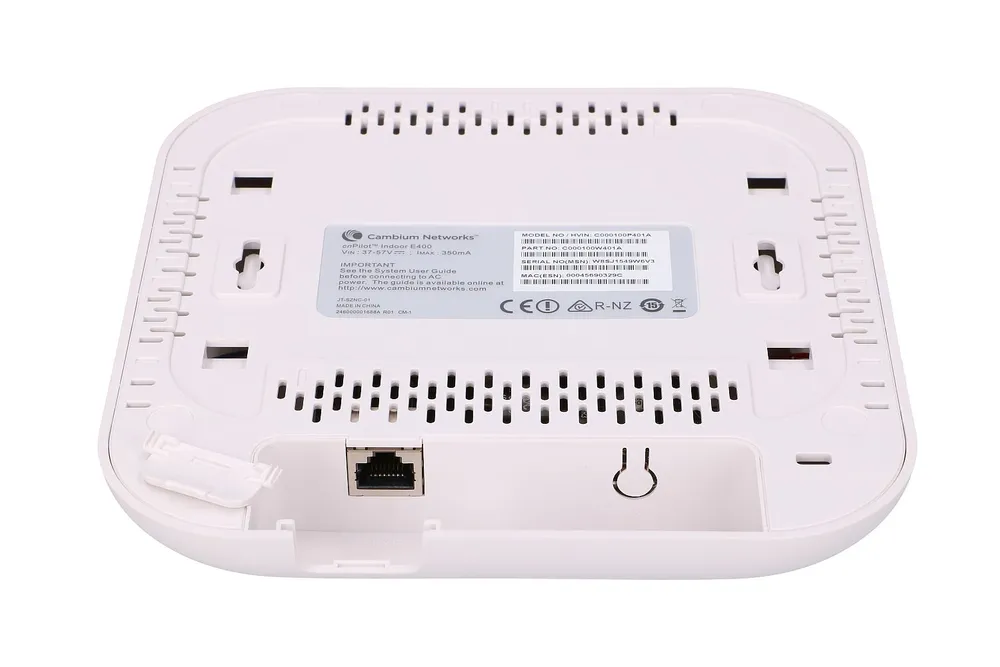 Cambium CNPILOT E400 | Punto de acceso | AC MIMO, 2,4GHz, 5GHz, 1x RJ45 1000Mb/s Standard sieci LANGigabit Ethernet 10/100/1000 Mb/s
