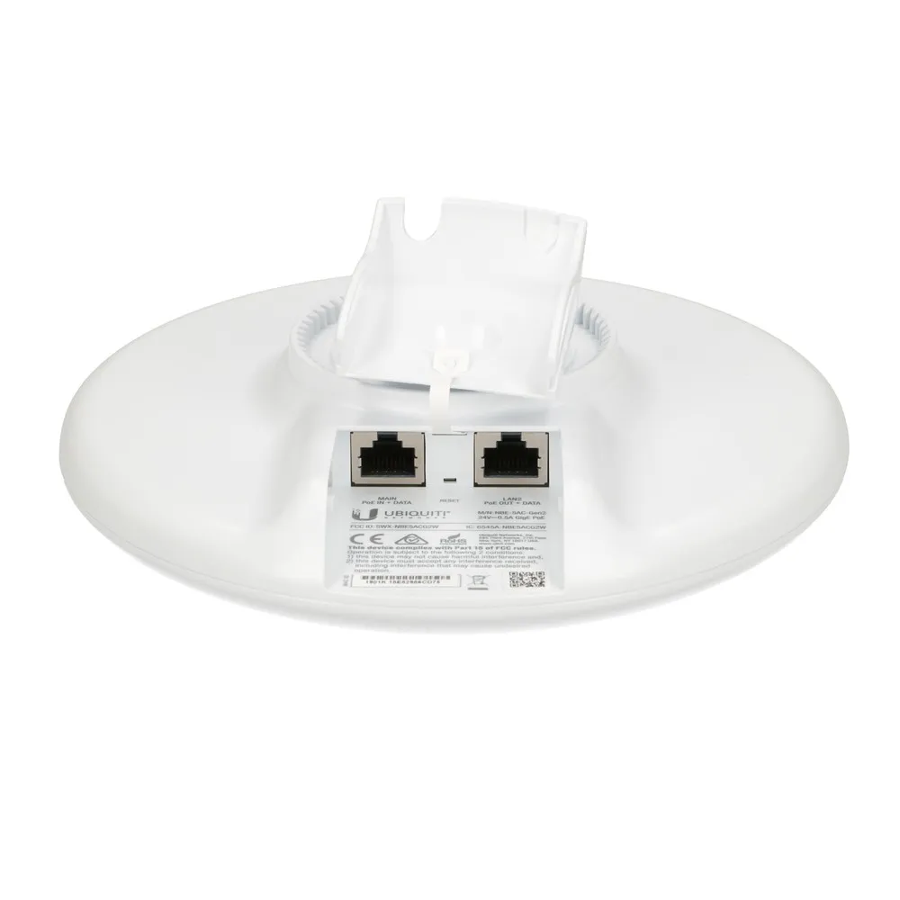 Ubiquiti NBE-5AC-GEN2 | CPE | NanoBeam, 5GHz, 1x RJ45 1000Mb/s, 19dBi Częstotliwość CPU720 MHz