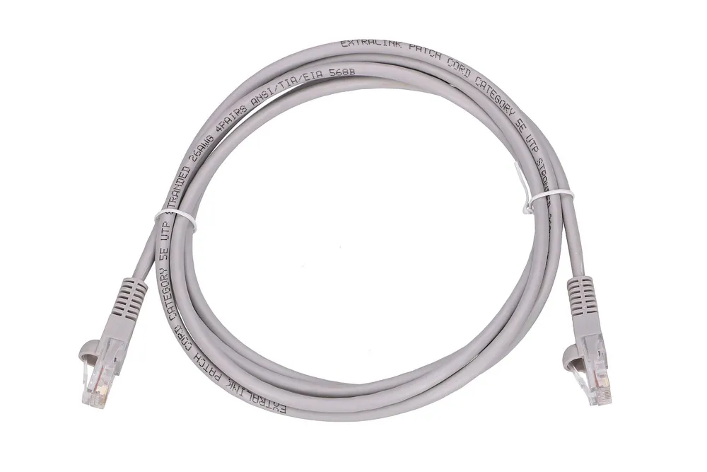 Extralink Kat.5e UTP 2m | LAN Patchcord | Cable de cobre de par trenzado Długość2m