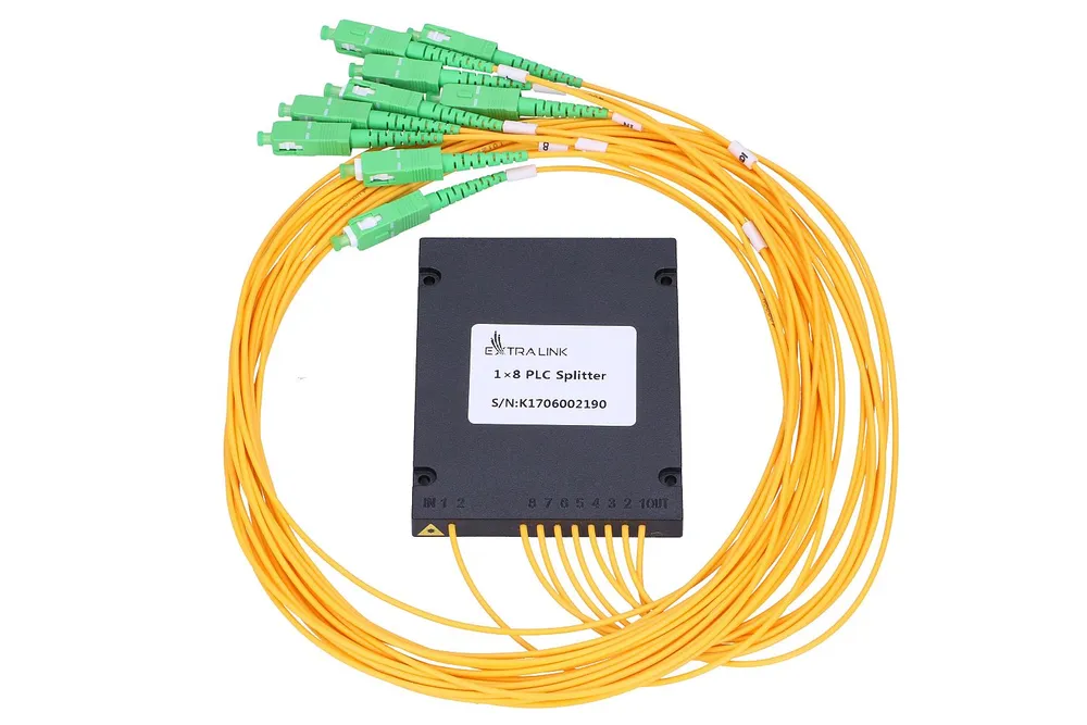 Extralink 1:8 PLC SC/APC | Spalter | 2,0mm, 1,5m, G657A, ABS-Modul Długość1.5m