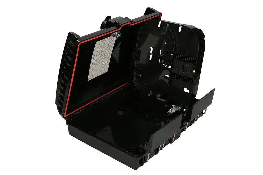 Extralink Eva | Caja de distribución | 16 soldaduras, negro Miejsce na splitter w mufieTak