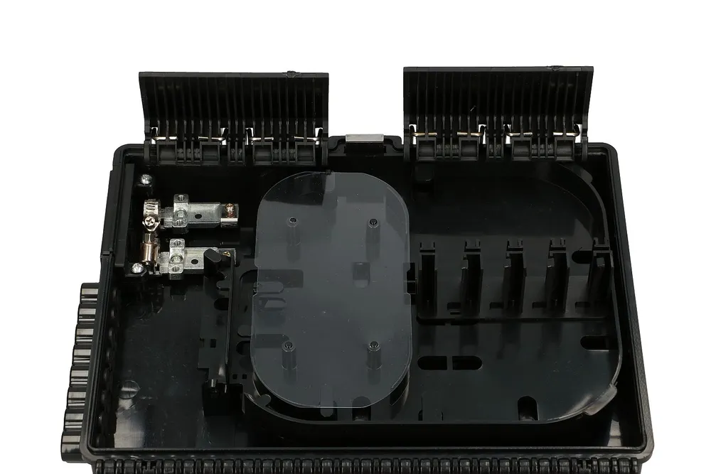 Extralink Eva | Caja de distribución | 16 soldaduras, negro Wejście typu Mid-SpanTak