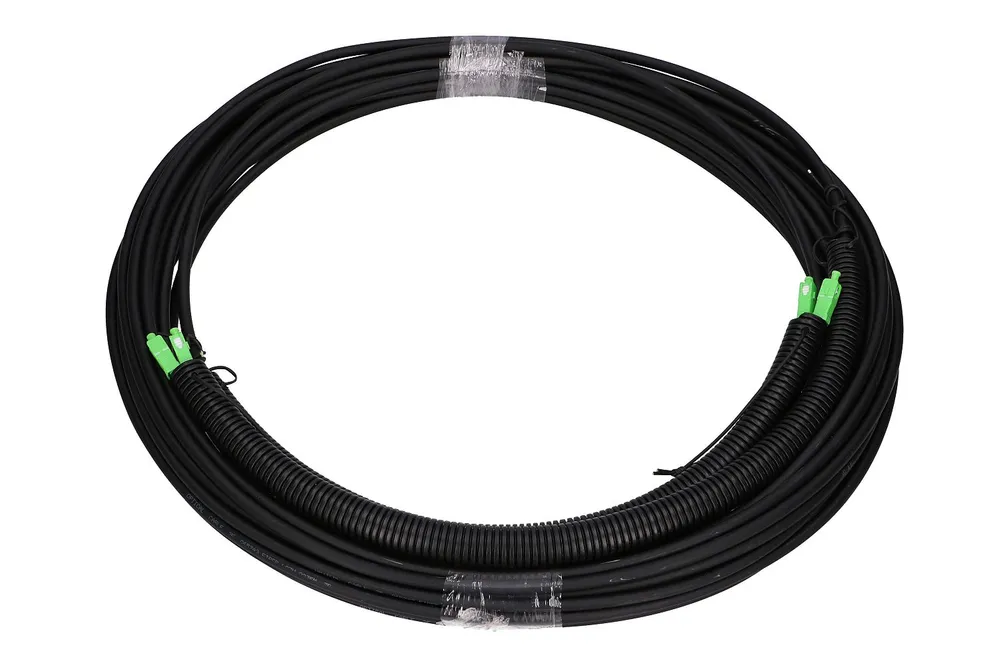 Extralink 2J SC/APC-SC/APC | Patchcord | Monomodo, Exterior, Duplex, G657A2, 25m Długość25m