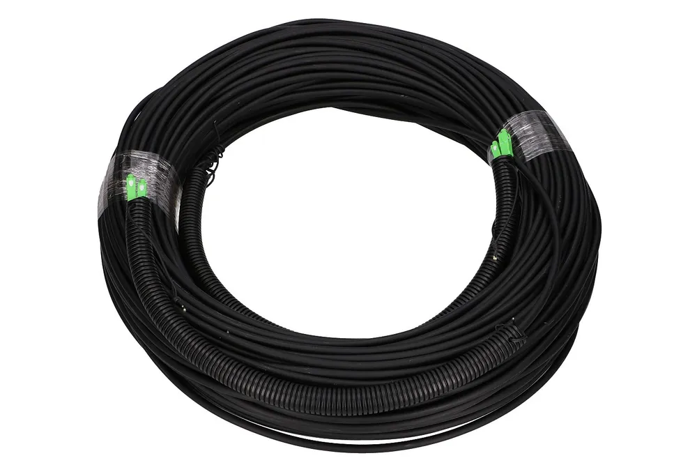 Extralink 2J SC/APC-SC/APC | Patchcord | Jednomodový, Externí, Duplex, G657A2, 100m Długość100m