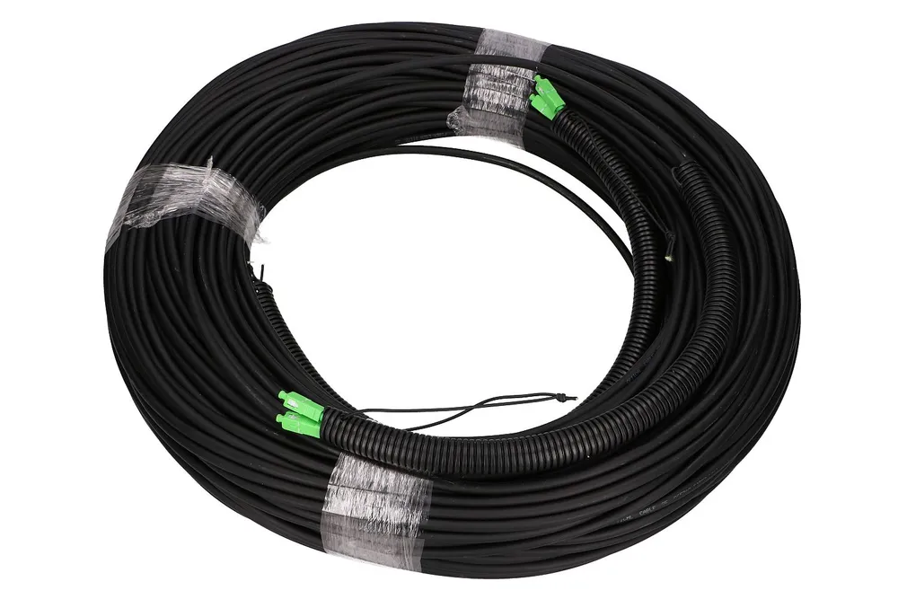 Extralink 2J SC/APC-SC/APC | Patchcord | Single Mode, Outdoor, Duplex, G657A2, 125m Długość125m