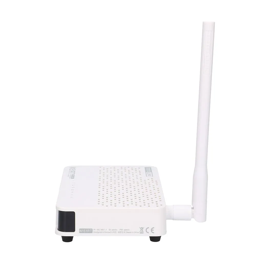 Totolink N151RT | WiFi Router | 150Mb/s, 2,4GHz, 5x RJ45 100Mb/s, 1x 5dBi Maksymalna prędkość transmisji bezprzewodowej150 Mb/s