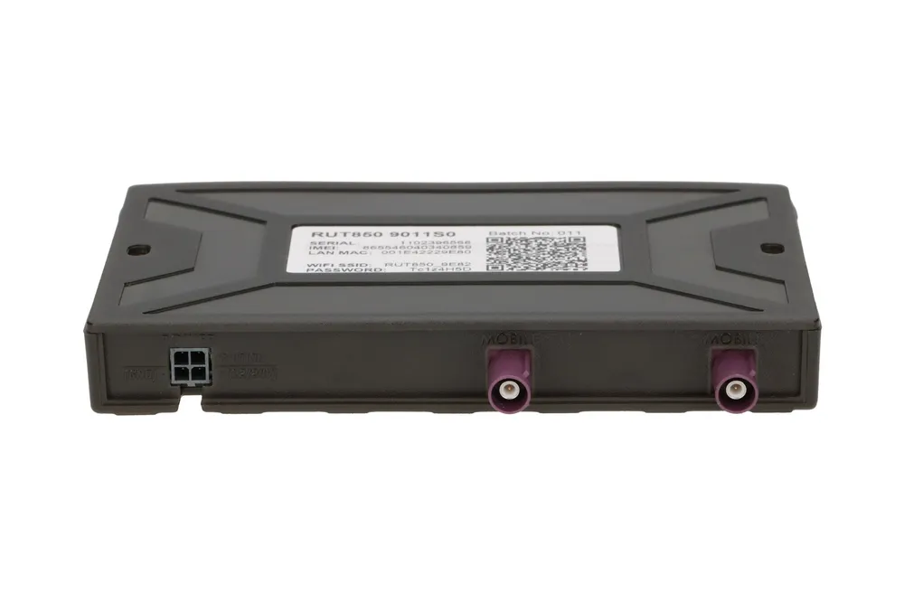 Teltonika RUT850 | Coche Lte Router | Cat.4, sin GPS, WIFI 2,4 GHz RUT850 9011S0 Kategoria LTECat.4 (150Mb/s Download, 50Mb/s Upload)