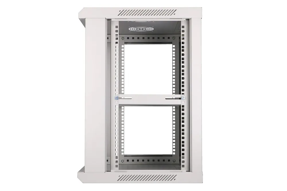 Extralink 12U 600x600 Šedá | Racková skříň | montovaná na zdi Rodzaj drzwiPrzeszklone