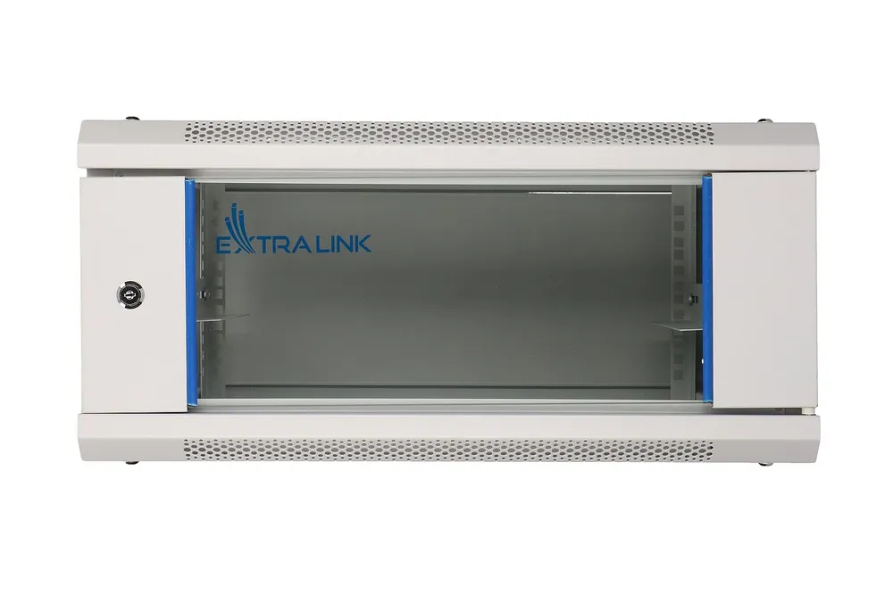 Extralink 4U 600x450 Gris | Armario rackmount | montaje en la pared Wysokość szafy4U