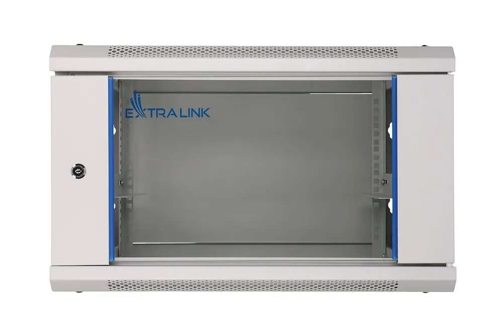 Extralink 6U 600x600 Gris | Armario rackmount | montaje en la pared Wysokość szafy6U