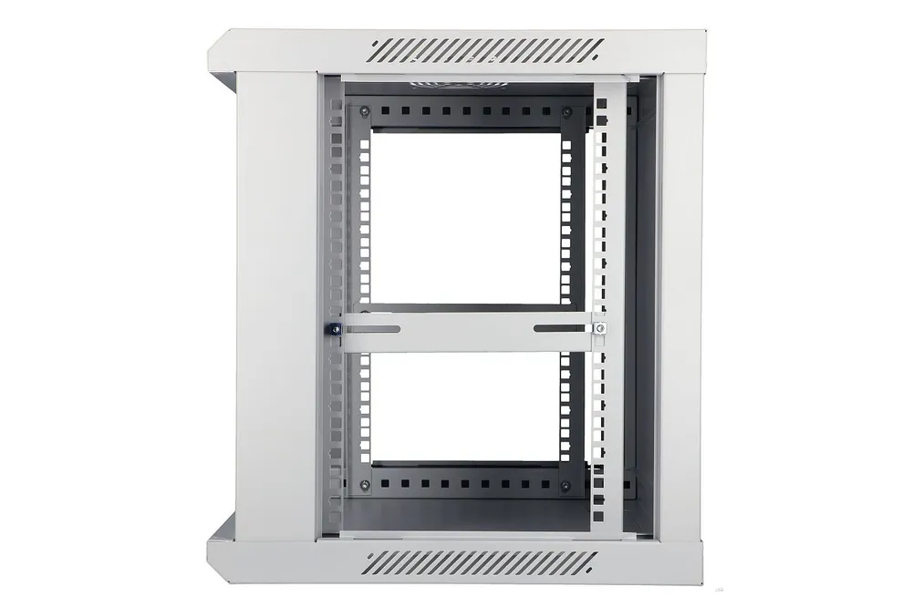 Extralink 9U 600x450 Szara | Szafa rack | montowana na ścianie Rodzaj drzwiPrzeszklone