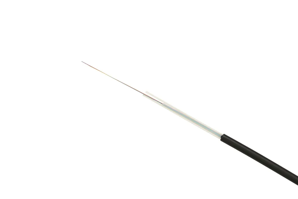 Extralink 4F | Cable de fibra óptica | 1kN FRP, 4J, monomodo, G.652D, 5,5mm, aereo, 2km Liczba włókien kabla światłowodowego4F