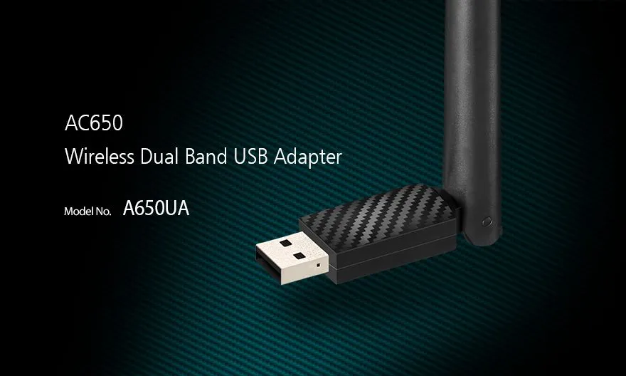 Totolink A650UA | WiFi USB Adaptor | AC650, Dual Band, MIMO, 5dBi Standardy sieci bezprzewodowejIEEE 802.11a