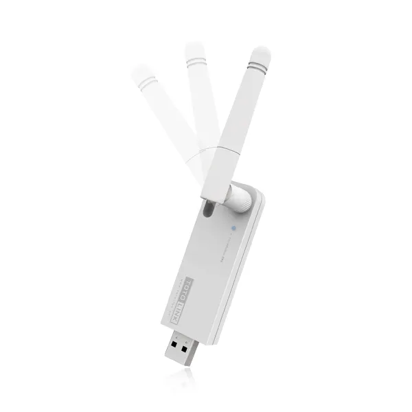Totolink N150UA | WiFi USB Adaptor | 150Mb/s, 2,4GHz, 4dBi Ilość portów LANNie dotyczy