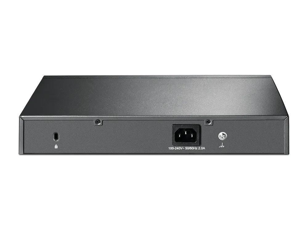 TP-Link T2500G-10MPS | Switch | 8x RJ45 1000Mb/s PoE+, 2x SFP, Rack, Gestionado Standard sieci LANGigabit Ethernet 10/100/1000 Mb/s