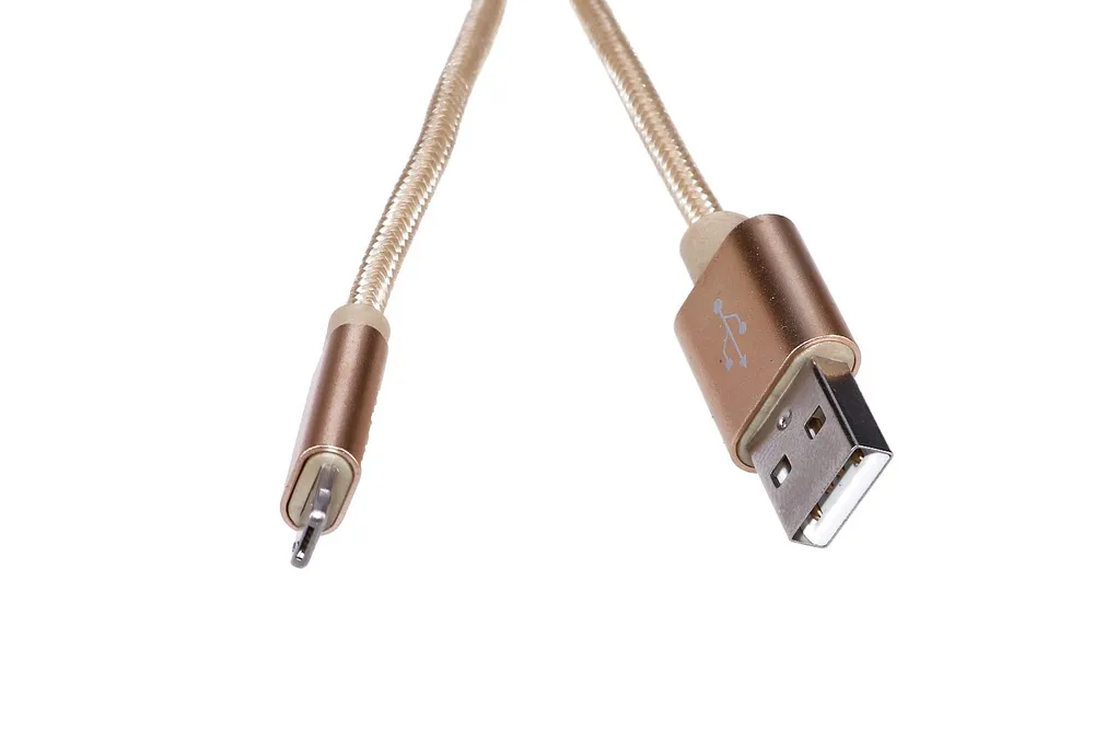 Extralink | Kabel 2w1 | do smartphonów Android (MicroUSB) oraz iPhone (Lightning) 2A Uniwersalne złącze 1