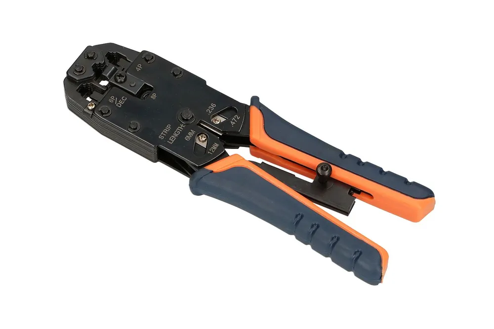 Extralink 4P+6P+8P | RJ45 Herramienta de engarce | con trinquete 1