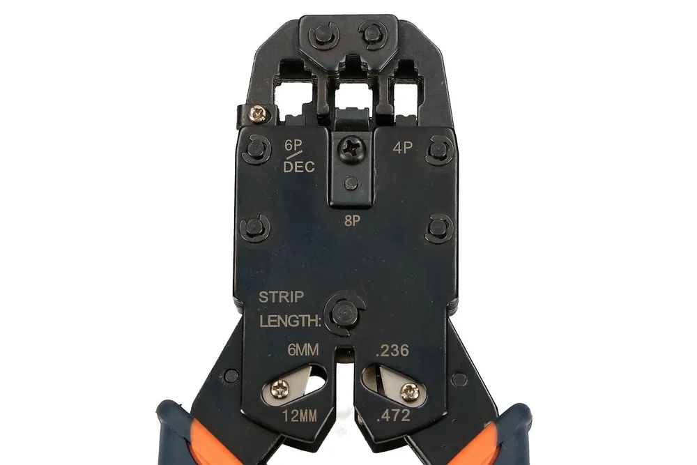 Extralink 4P+6P+8P | RJ45 Herramienta de engarce | con trinquete 4