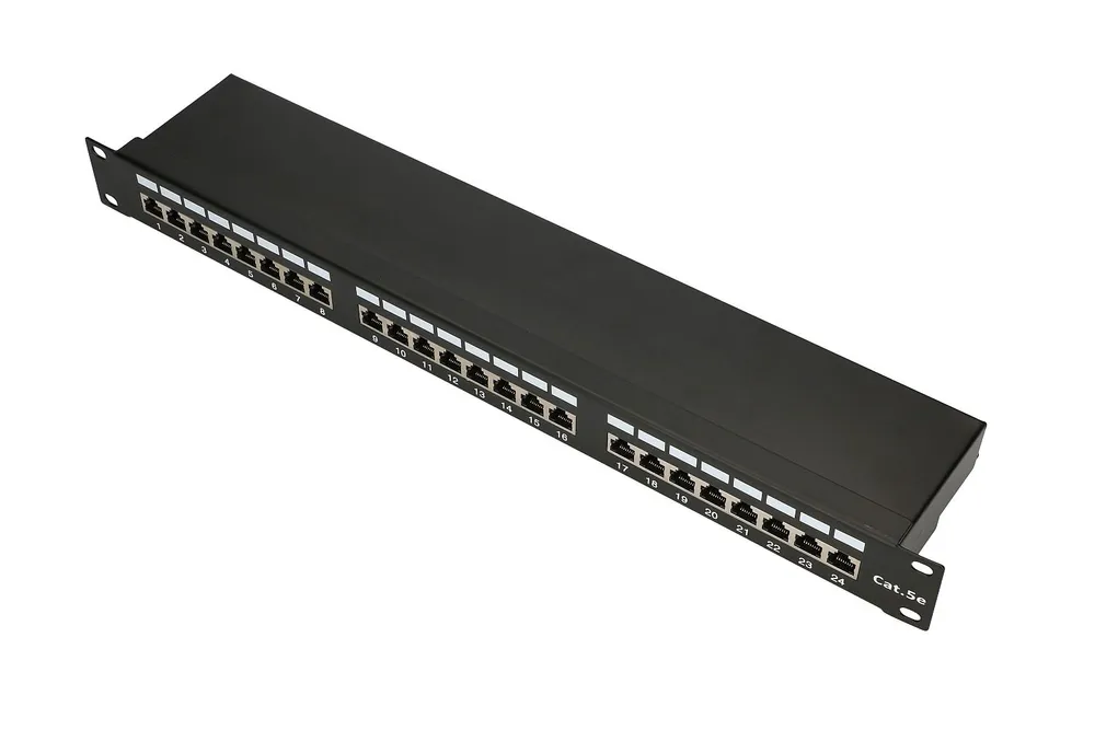 Extralink CAT5E STP V2 | Patchpanel | 24 porty 3