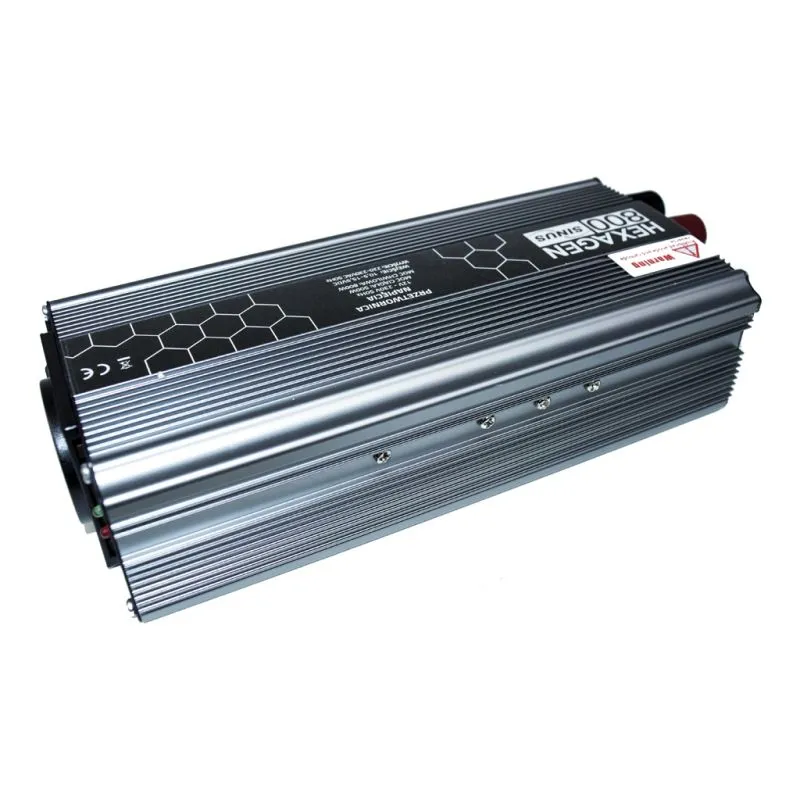 HEX SINUS 800 12V | Inversor de potencia | 800W Rodzaj konwersjiDC/AC