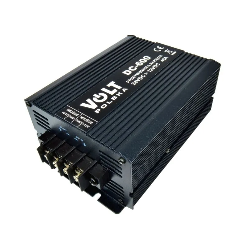 VOLTAJE DC-600 24/12V 40A | Convertidor de potencia | 600W Napięcie wejściowe24V