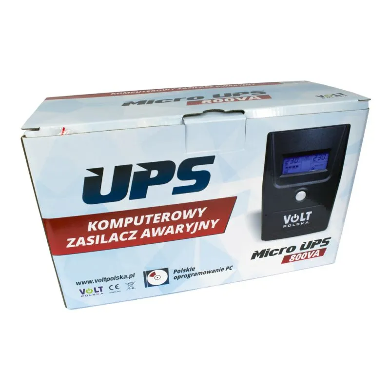 Micro UPS 800 / 480W | Fonte de alimentaçao ininterrupta do computador | 9 ah 4