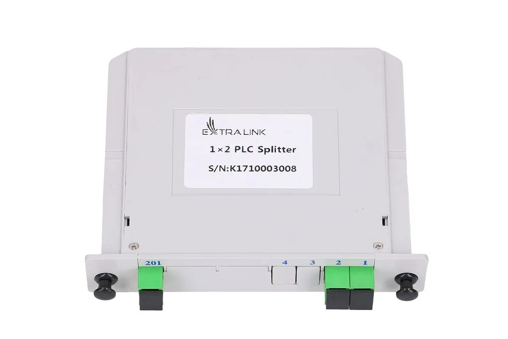 Extralink 1:2 PLC SC/APC | Splitter | Slot Type Liczba końcówek splittera1x2