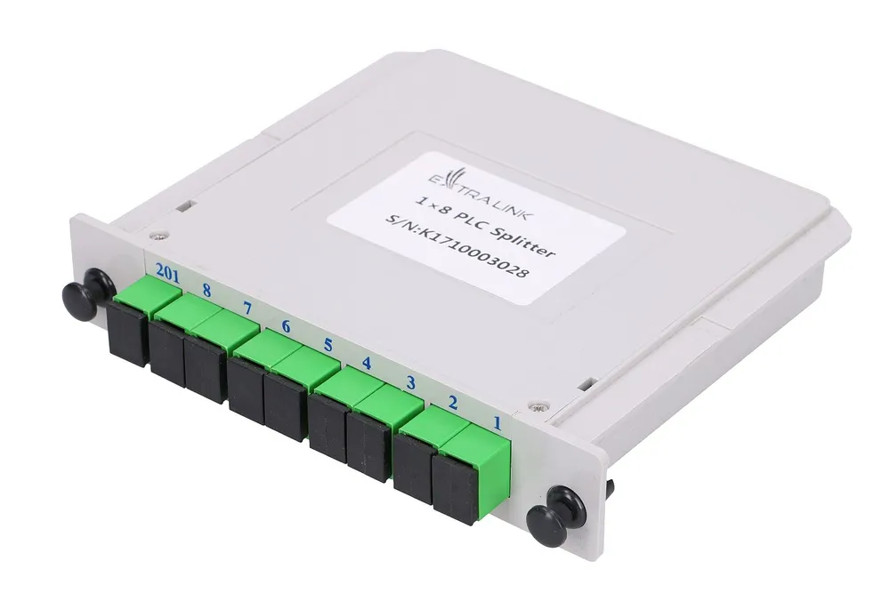 Extralink 1:8 PLC SC/APC | Splitter | Slot Type Standard włóknaG.657.A1
