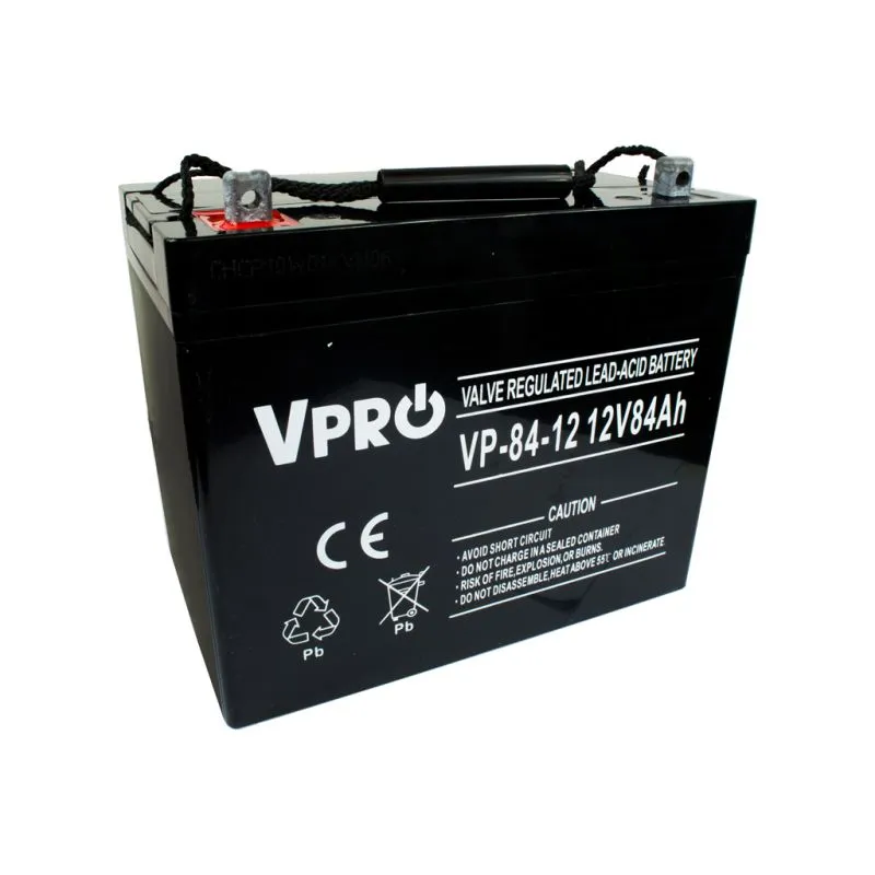 VPRO 84 Ah 12V | Baterie | AGM VRLA Napięcie wyjściowe12V