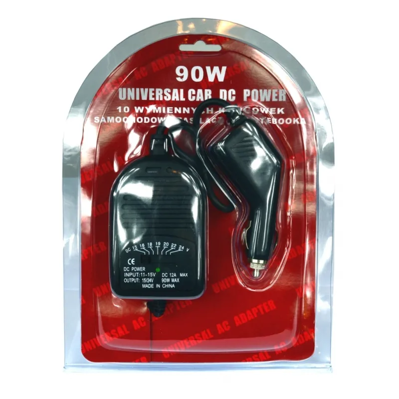 DC 90W | Fuente de alimentación universal para automóviles | para ordenadores portátiles, USB 1