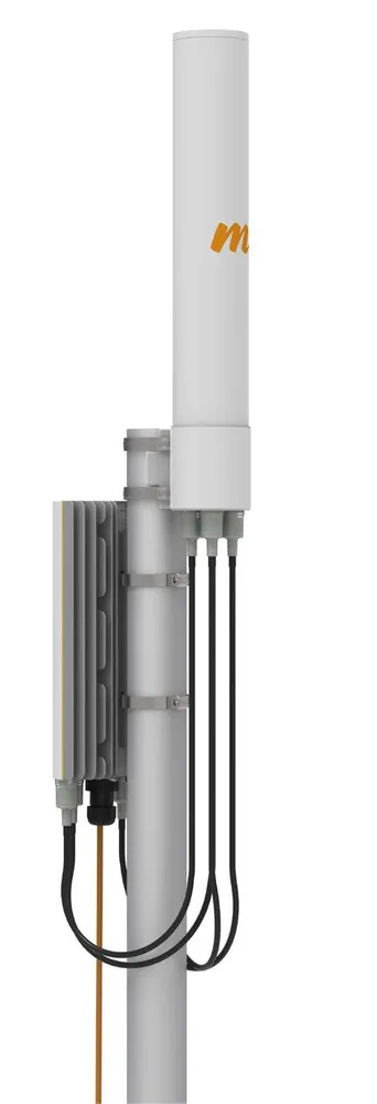 Mimosa N5-360 | Antenna omnidirezionale | 15dBi, 360st, 4,9-6,4GHz, 4x N-femmina Szerokośc wiązki w pionie8°