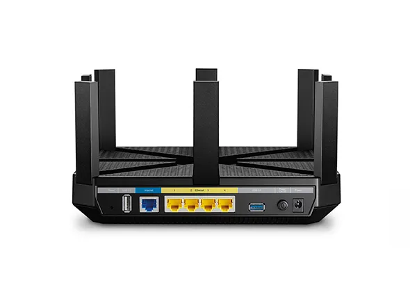 TP-Link Archer C5400 | WiFi Router | AC5400, MU-MIMO, Tri-Band, 5x RJ45 1000Mb/s, 2x USB Ilość portów WAN1x 10/100/1000BaseTX (RJ45)