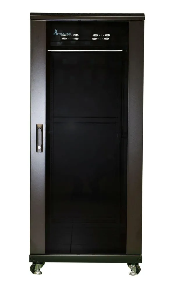 Extralink 32U 600x1000 Černá | Racková skříň | stojící Wysokość szafy32U